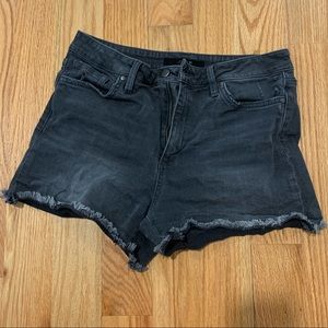 Joe’s distressed denim shorts